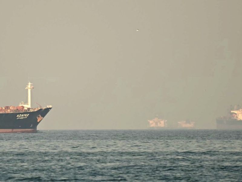 سفن في مضيق هرمز