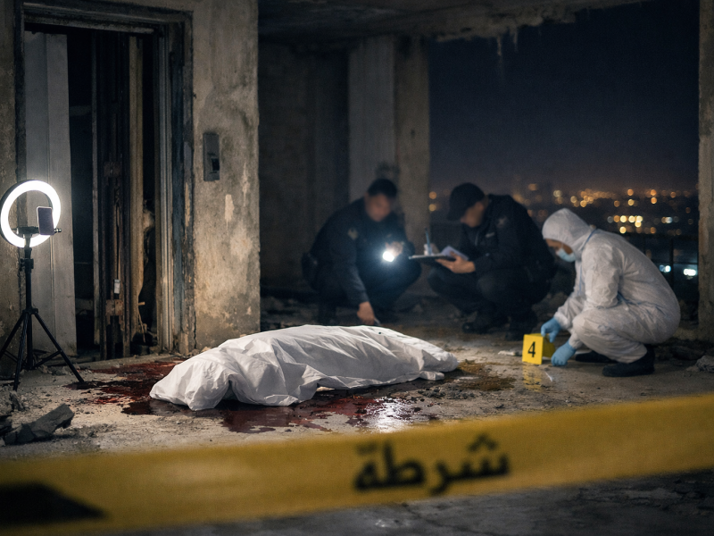 لم تنتبه الفتاة لوجود فتحة في المصعد مما أدى لسقوطها ووفاتها