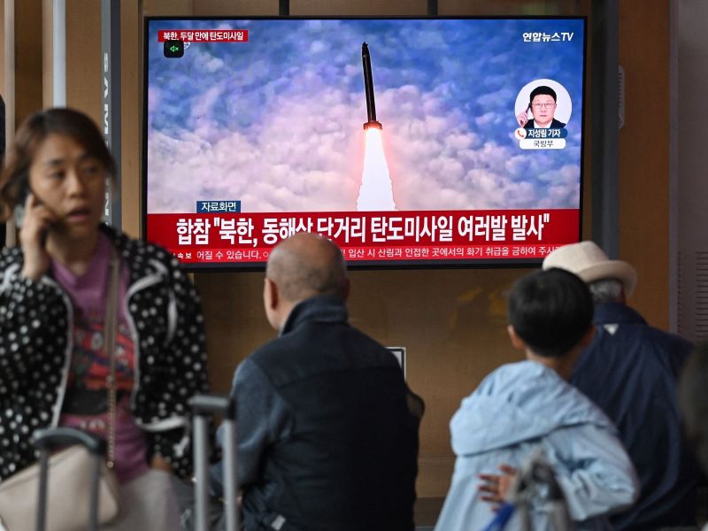 North Korean ballistic missile