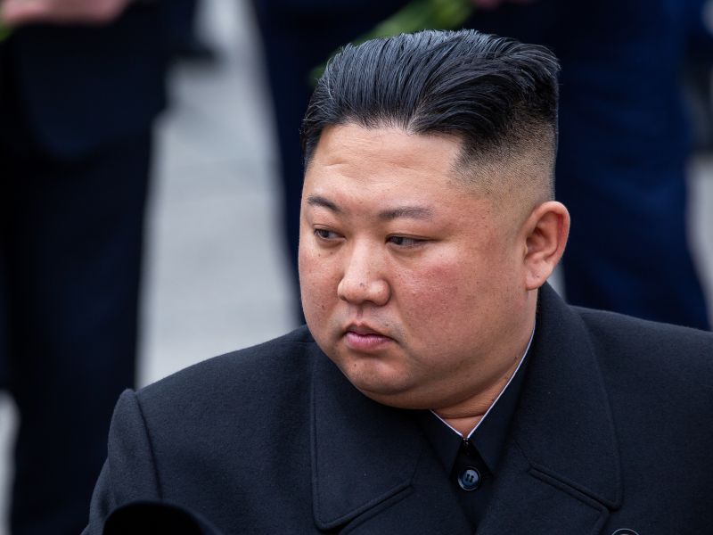 26 أبريل 2019 – فلاديفوستوك، كراي بريمورسكي – زعيم كوريا الشمالية كيم جونغ أون