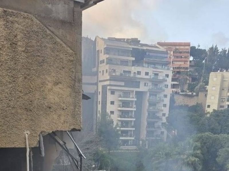 قصف في حيفا