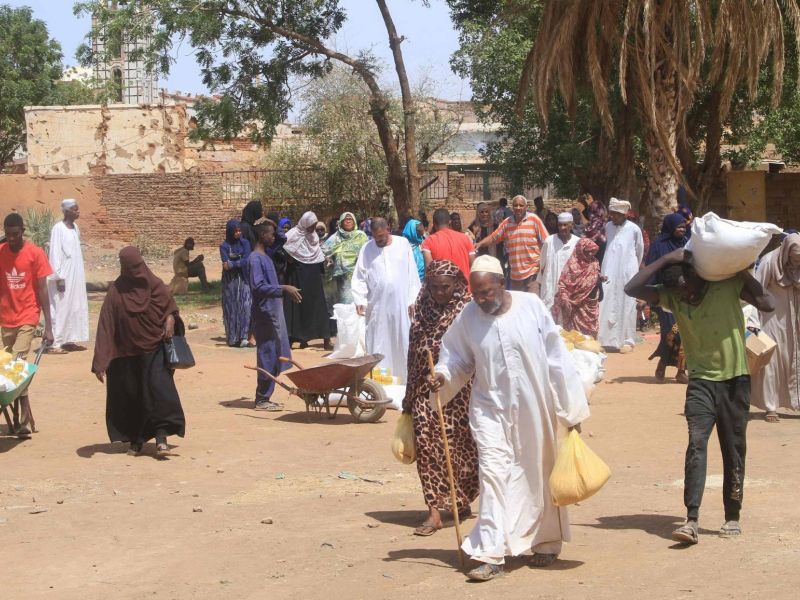 نازحون سودانيون