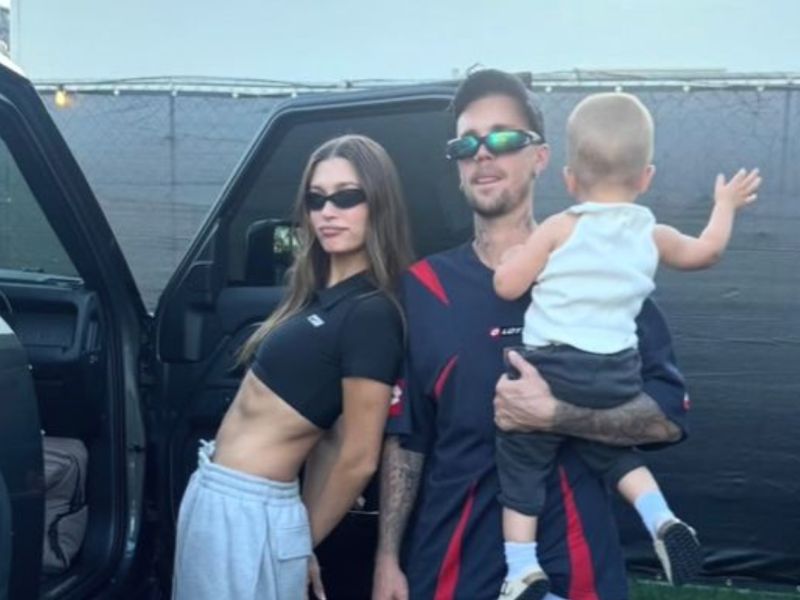 هايلي بيبر تعيش أجواء الحب والدعم مع جاستن وابنهما (صور)