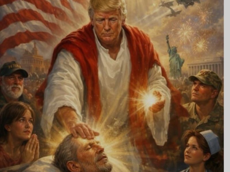 ترامب يُشبّه نفسه بالمسيح..