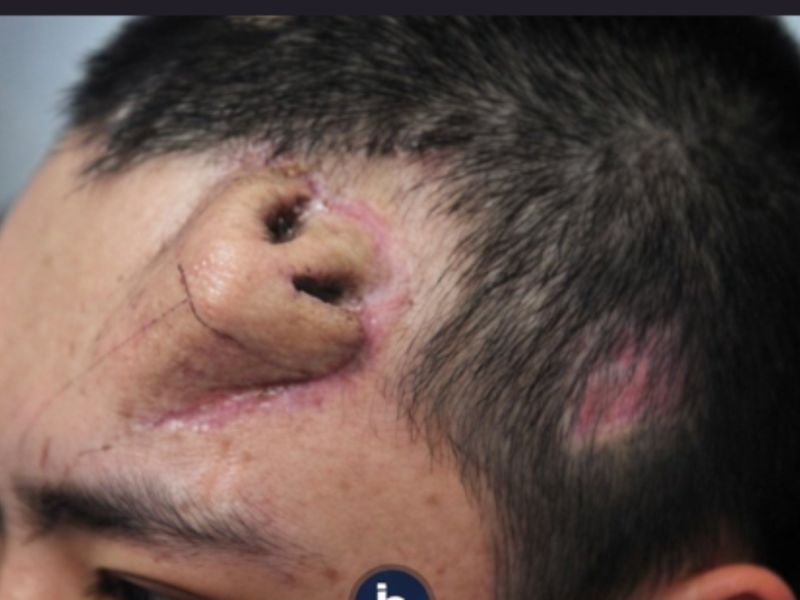  بناء أنف بطريقة مبتكرة