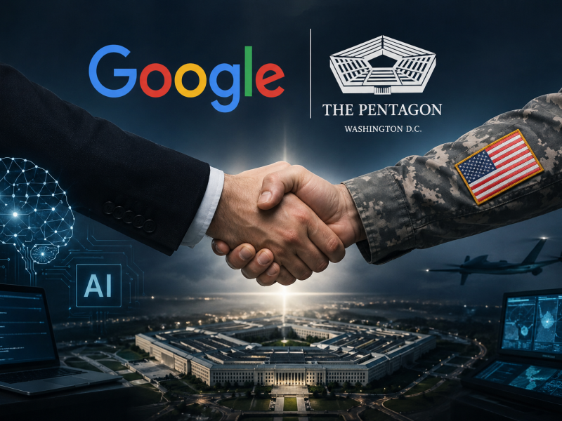 شراكة سرّية مثيرة للجدل بين جوجل والبنتاغون...تفاصيل