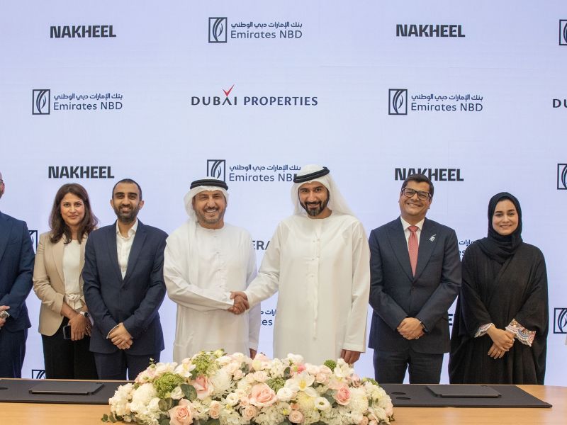 Dubai Holding Real Estate and Emirates NBD Partner to Introduce Integrated Off-Plan Mortgage Financing Across Meraas, Nakheel and Dubai Properties