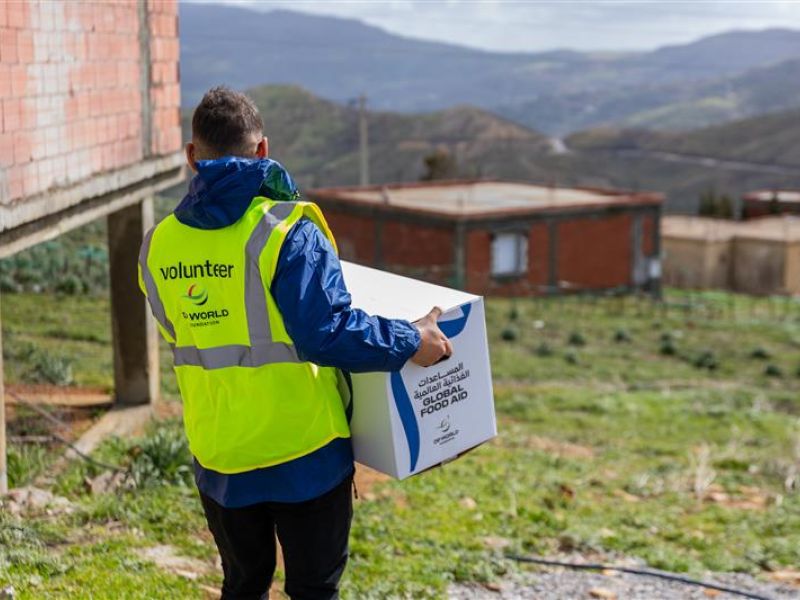 "دي بي ورلد الخيرية" تقدم 17800 طرداً من المساعدات الغذائية في 8 دول