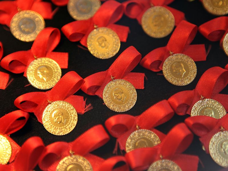 تراجع احتياطيات الذهب لدى البنك المركزي التركي