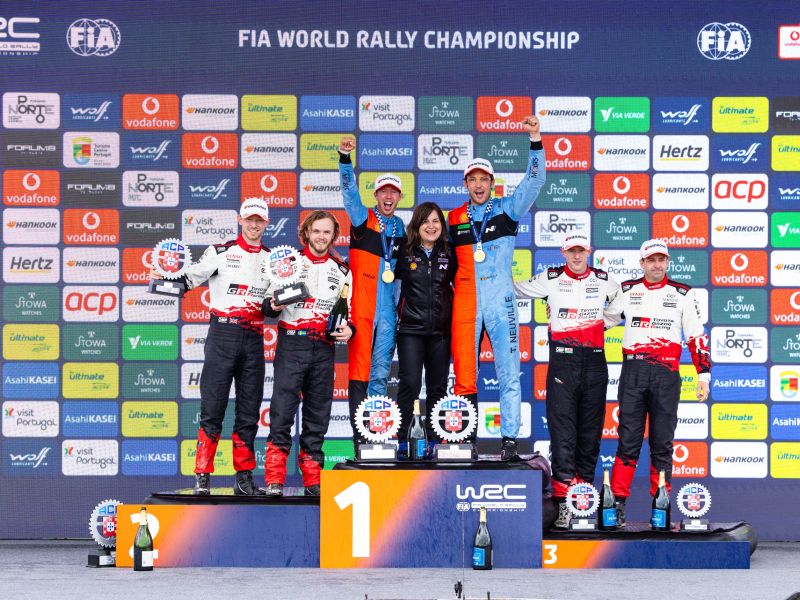 GAZOO Racing Seizes Double Podium at Rally de Portugal