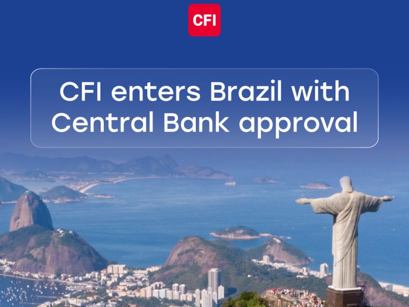 CFI تحصل على ترخيص من البنك المركزي البرازيلي، في خطوة تدعم توسّعها في أمريكا اللاتينية
