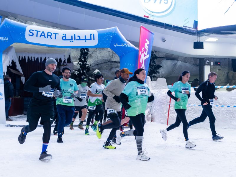 Winners of the Seventh Edition of DXB Snow Run Announced