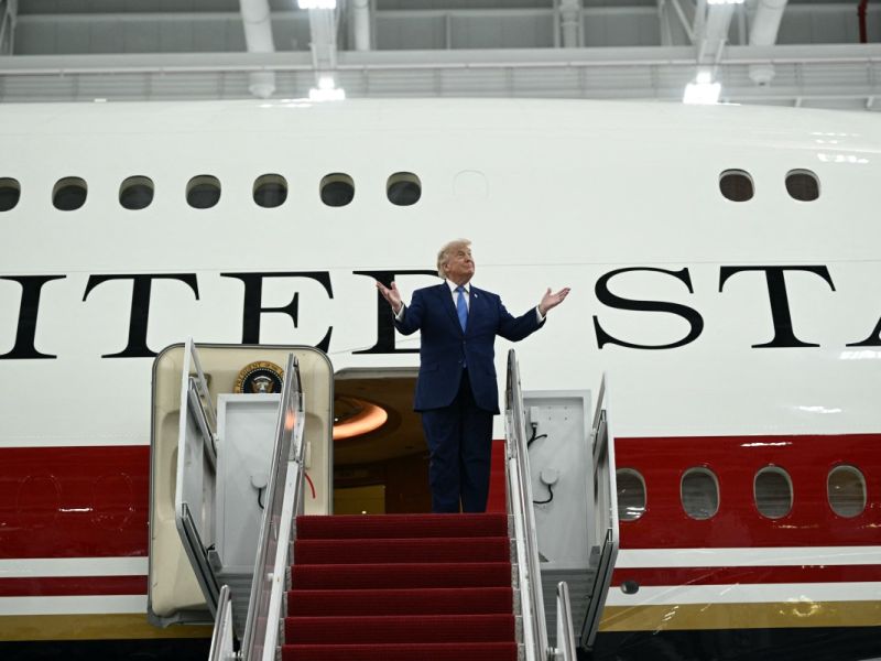 Trump unveils Qatar-gifted $500 million Boeing 747 as interim Air Force One