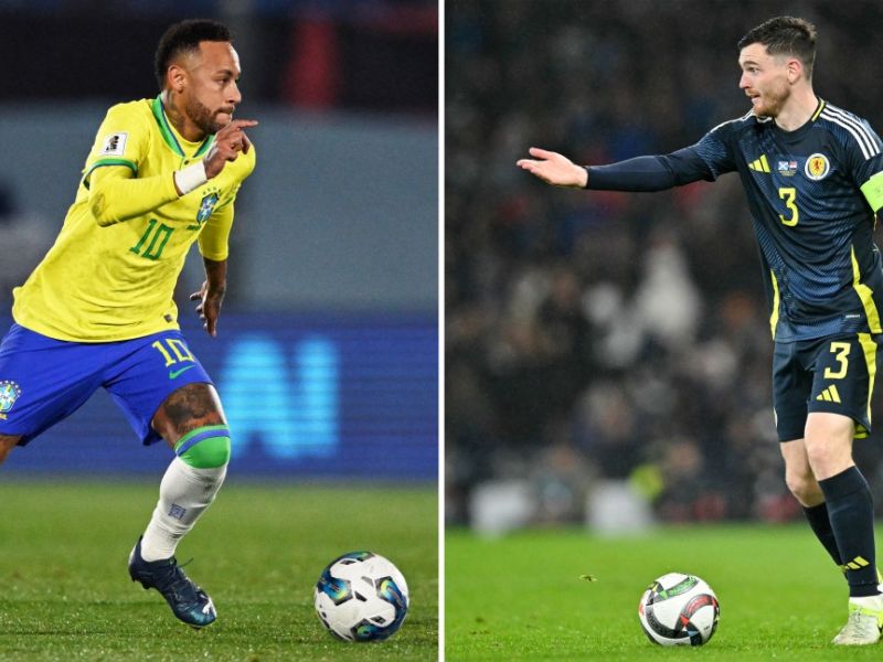 Scotland vs Brazil predicted lineups