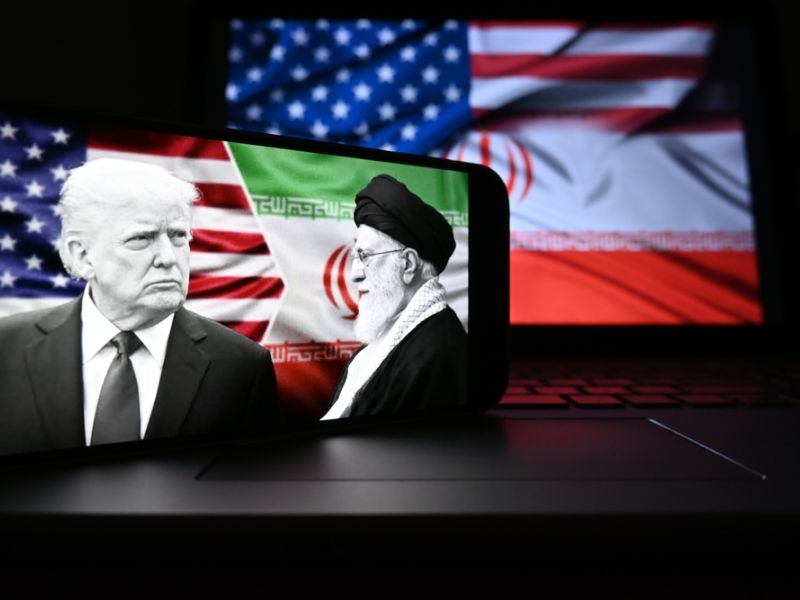 Donald Trump and Ali Khamenei