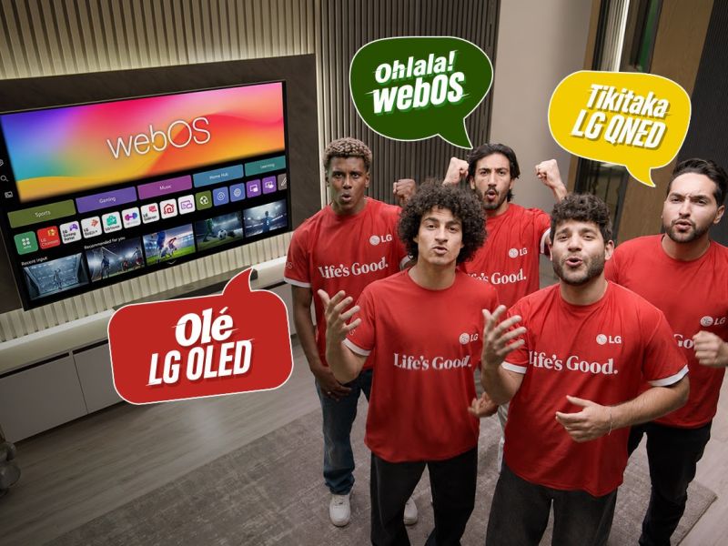 LG Transforms Home Viewing Across the Middle East and Africa with Ultimate Football Season Campaign Featuring Wael Gomaa and Hafid Derradji 