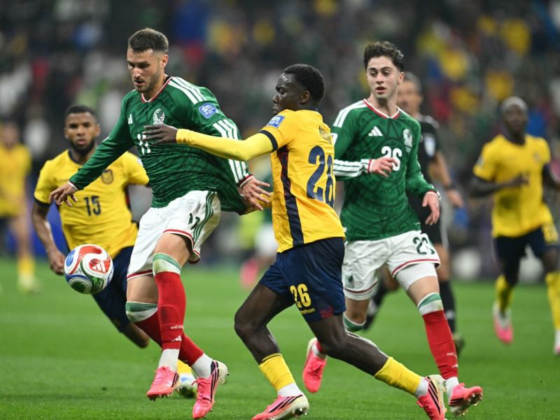 المكسيك تسيطر على مجريات المباراة أمام الإكوادور في منافسات كأس العالم 2026