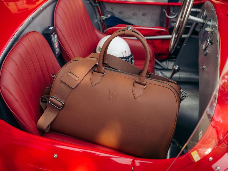 Maserati and Poltrona Frau In Motion present: Maserati Weekend Bag