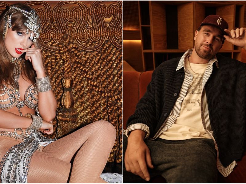 Taylor Swift and Travis Kelce
