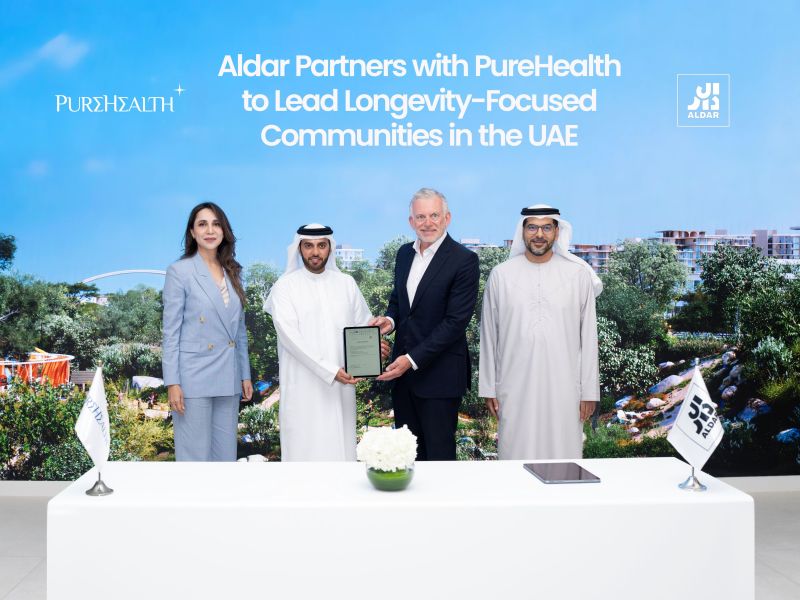 Aldar partners with PureHealth to launch wellness and health longevity-driven living environments in Abu Dhabi