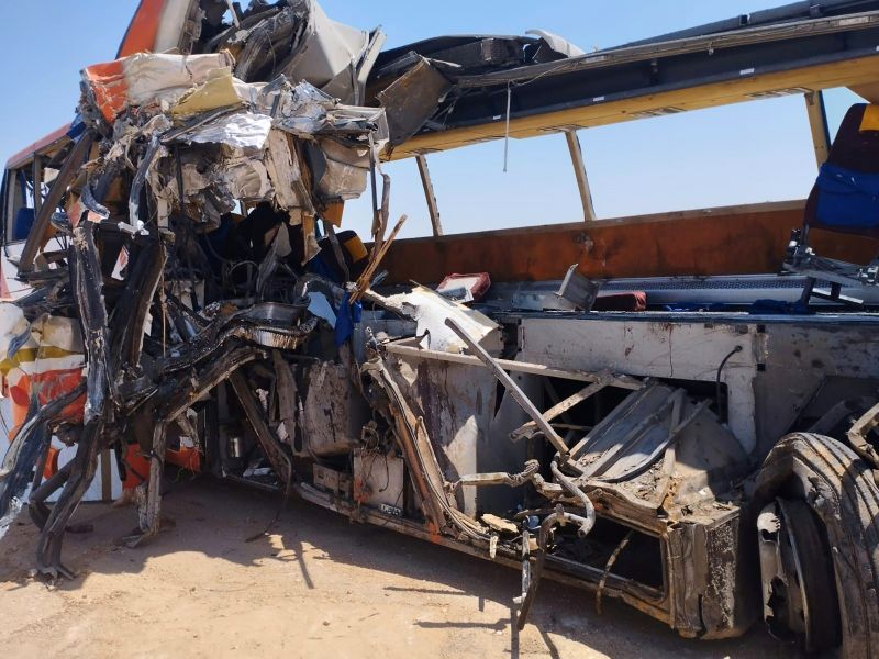 15 killed, 32 injured as workers’ pickup truck overturns in Egypt