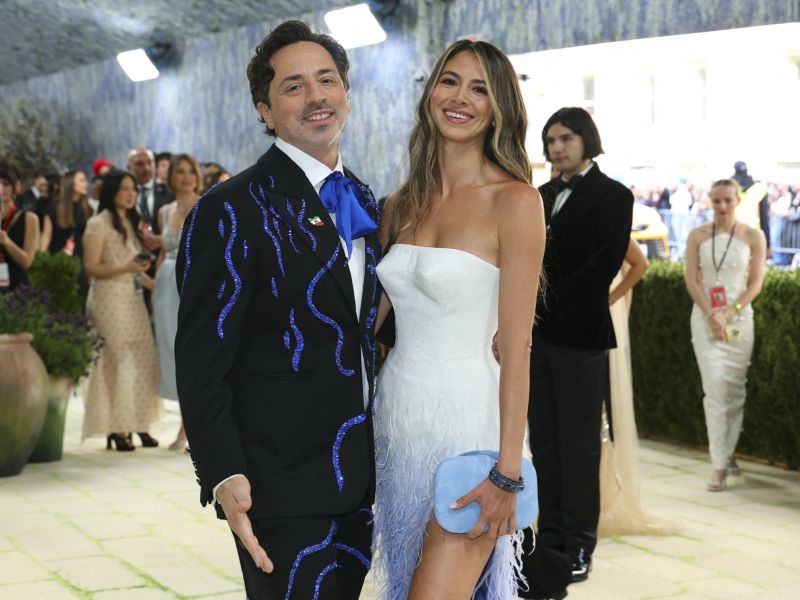 Sergey Brin with girlfriend Gerelyn Gilbert-Soto