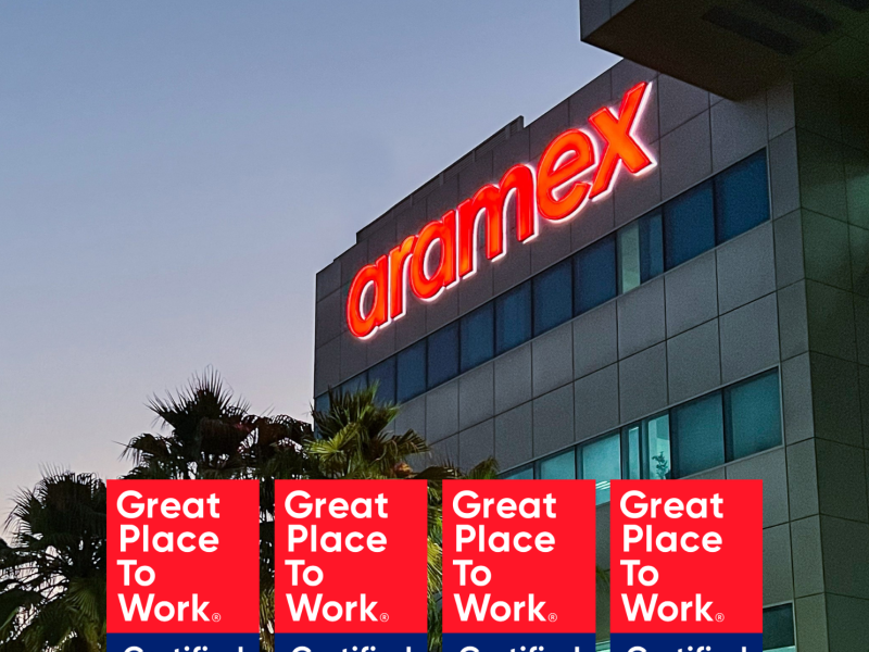 Aramex Recognised as a Great Place to Work After Employees Highlight Culture of Trust and Pride Across Four Markets 