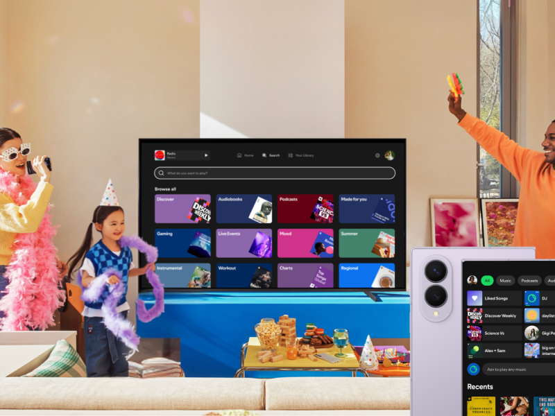 Samsung and Spotify Bring Premium Listening to More Connected Devices