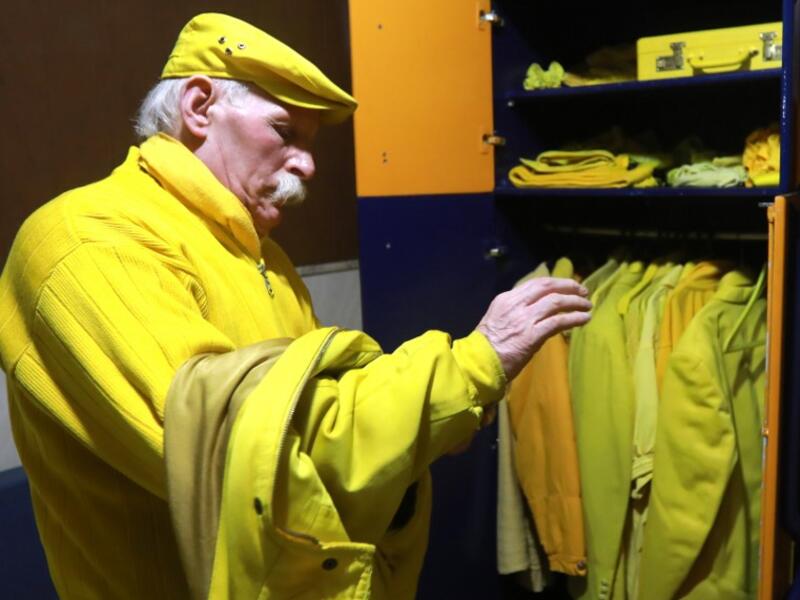 For nearly 36 years, the 70-year-old has strictly abided by a full monochrome look, sporting only yellow apparel and accessories. 

LOUAI BESHARA / AFP