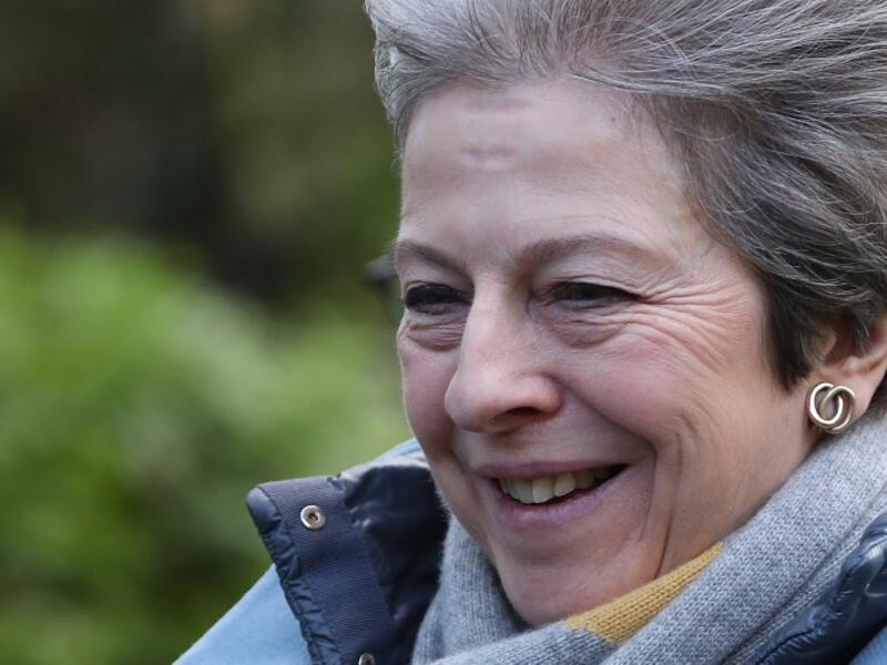 Britain's Prime Minister Theresa May (AFP)