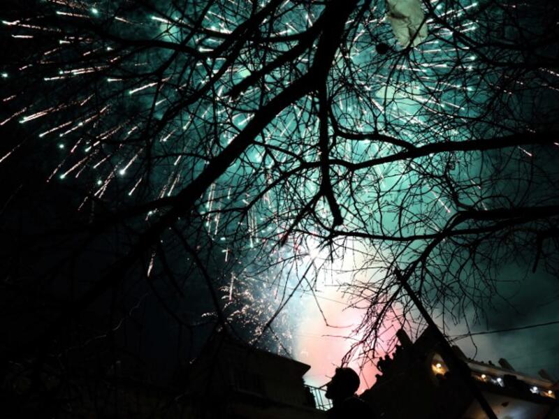 The Persian New Year is an ancient Zoroastrian tradition celebrated by Iranians and Kurds which coincides with the vernal (spring) equinox and is calculated by the solar calendar.
SAFIN HAMED / AFP