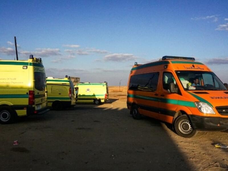 Ambulances in Egypt (AFP/File Photo)	