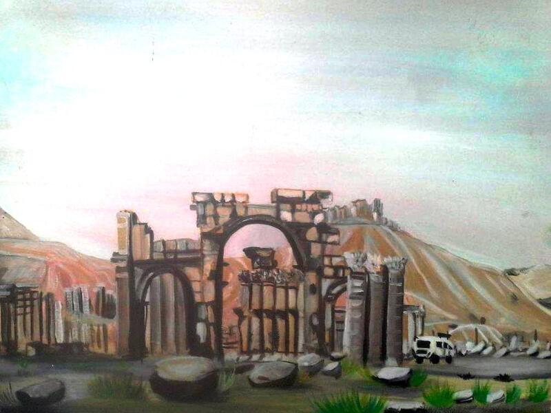 ruins-painting-zaatari-camp-art-palmyra-2015