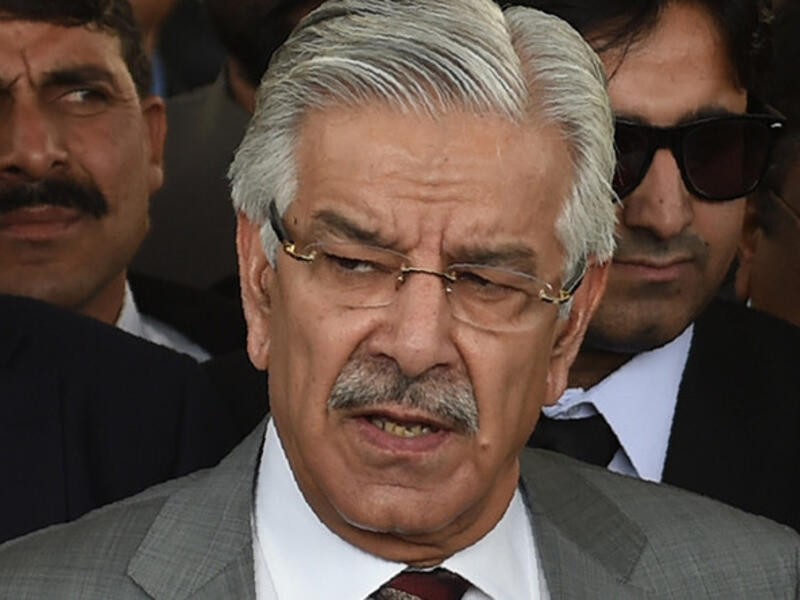 Pakistan Foreign Minister Khawaja Muhammad Asif (AFP/File Photo)	