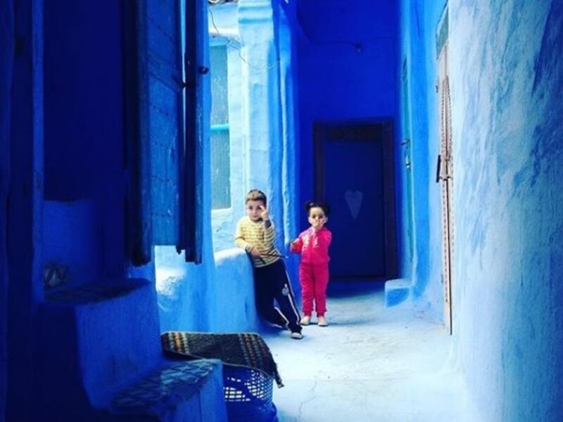Chefchaouen, Morocco (Instagram)