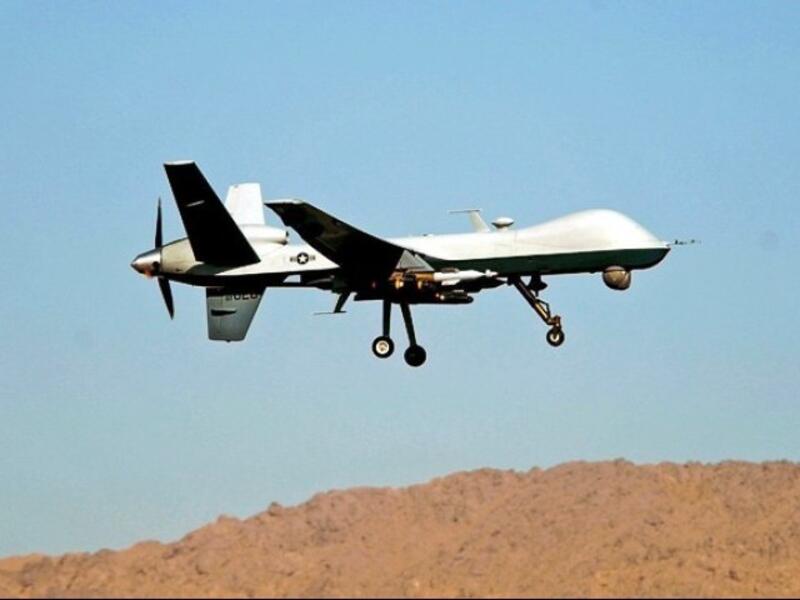 The reconnaissance drone crashed in the Yemeni province of Marib. (AFP/File)
