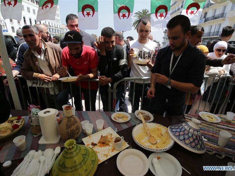 People visit the International Couscous Festival in Algiers, Algeria  (Twitter)