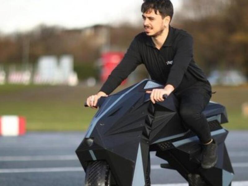 3D printed motorcycle (Twitter)