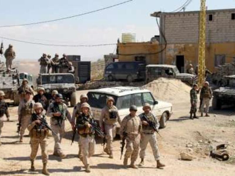 Lebanese forces deployed in Arsal. (AFP/File)