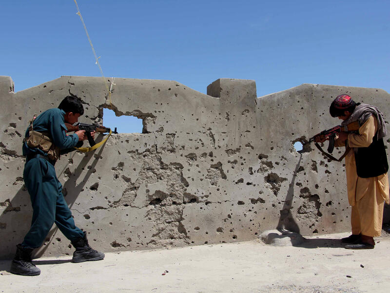 At least two civilians have been killed and 14 others wounded so far. (AFP) 