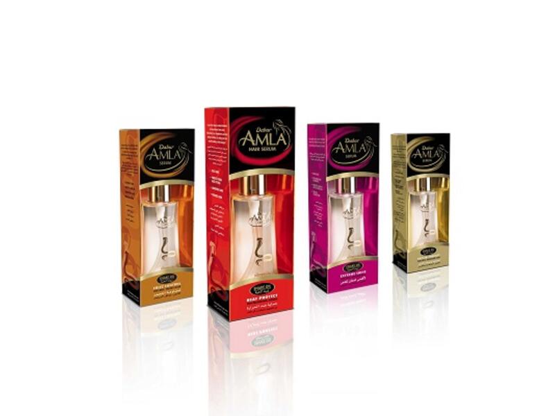 The Dabur Amla Snake Oil range includes Repair Therapy, Frizz Control, Heat Protect and Extreme.