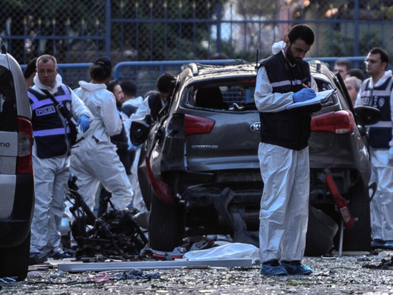 Another attack near an Istanbul police station, on 6 October injured 10 people, one seriously. (AFP/File) 