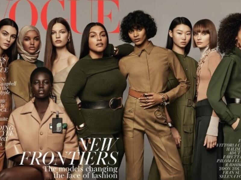 It’s taken 102 years for there to be a hijabi model on the cover. People are very proud of this moment. (Instagram)
