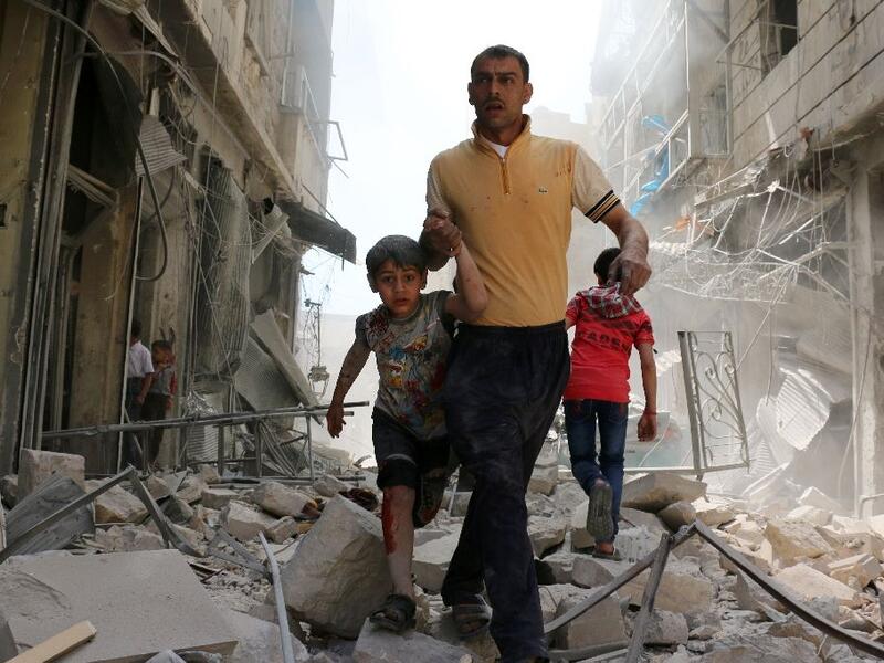 Hundreds of civilians were killed as the city was relentlessly bombarded in the siege from July to December 2016. (AFP/File)