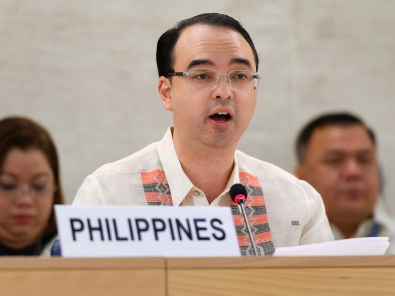 Alan Peter Cayetano, Philippine Foreign Secretary. (AFP/ File Photo)