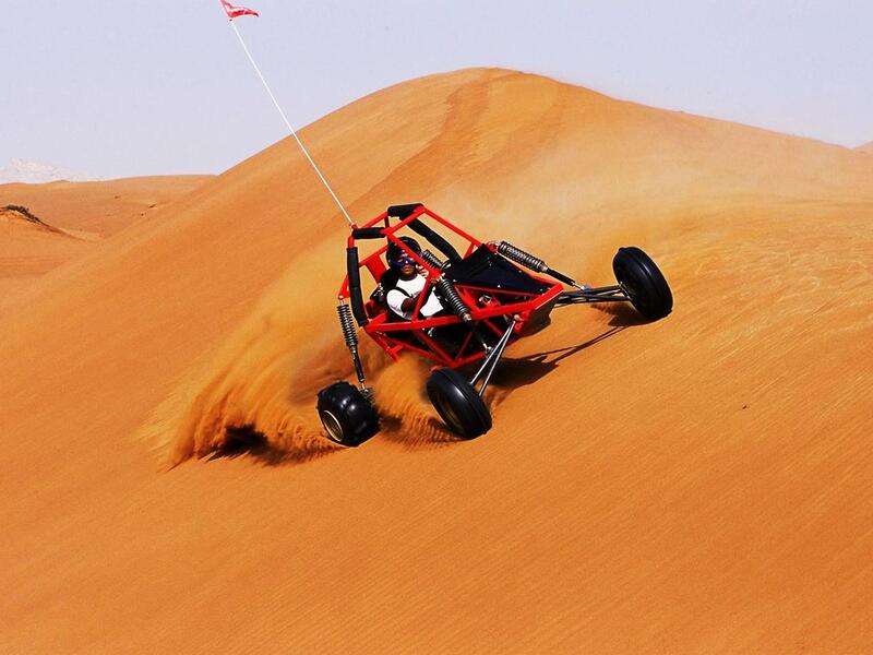 Dune buggy
It is a variant of the hummer H2 for desert safari, because they serve the same purpose (Twitter)