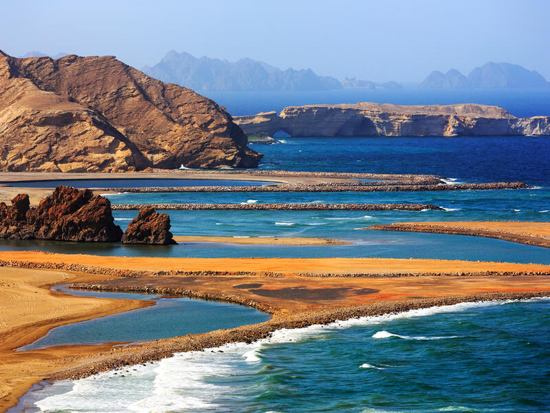 Muscat, Oman
From amazing golden sandy beaches to refreshing turquoise waters, surrounded by mountains and desert (Shutterstock/File Photo)