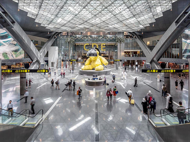 Hamad International Airport in Doha, designed by HOK. (HOK)