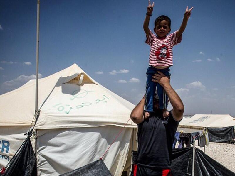 Zatari Syrian refugee camp Jordan (Twitter)