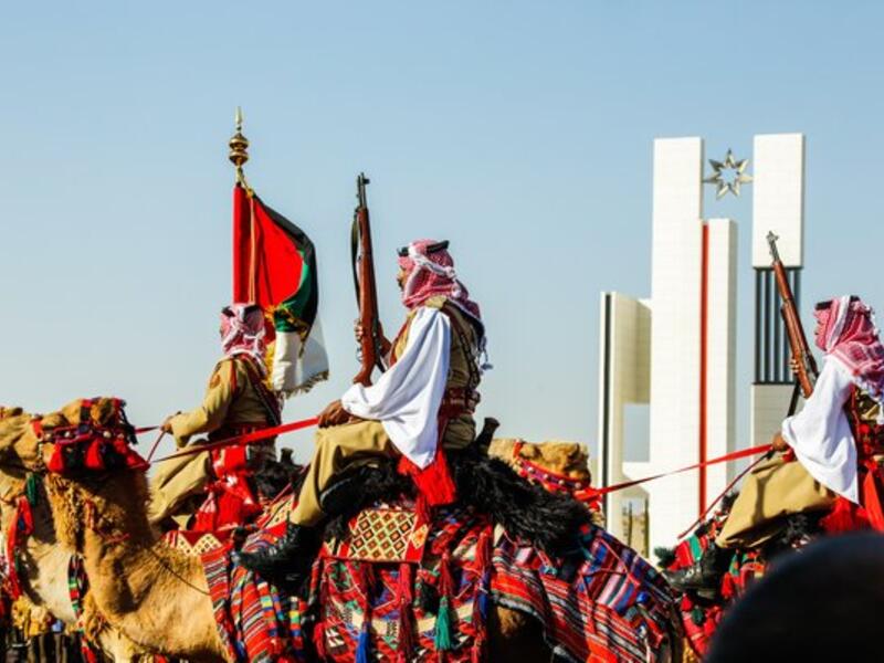 Jordan's annual Flag Parade. (@JoEmbassyUS/Twitter)